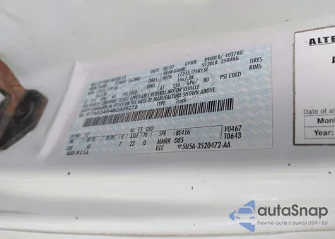 2008 Ford E-250 Commercial/Recreational from USA, damaged, VIN 1FTNE24W48DA06275